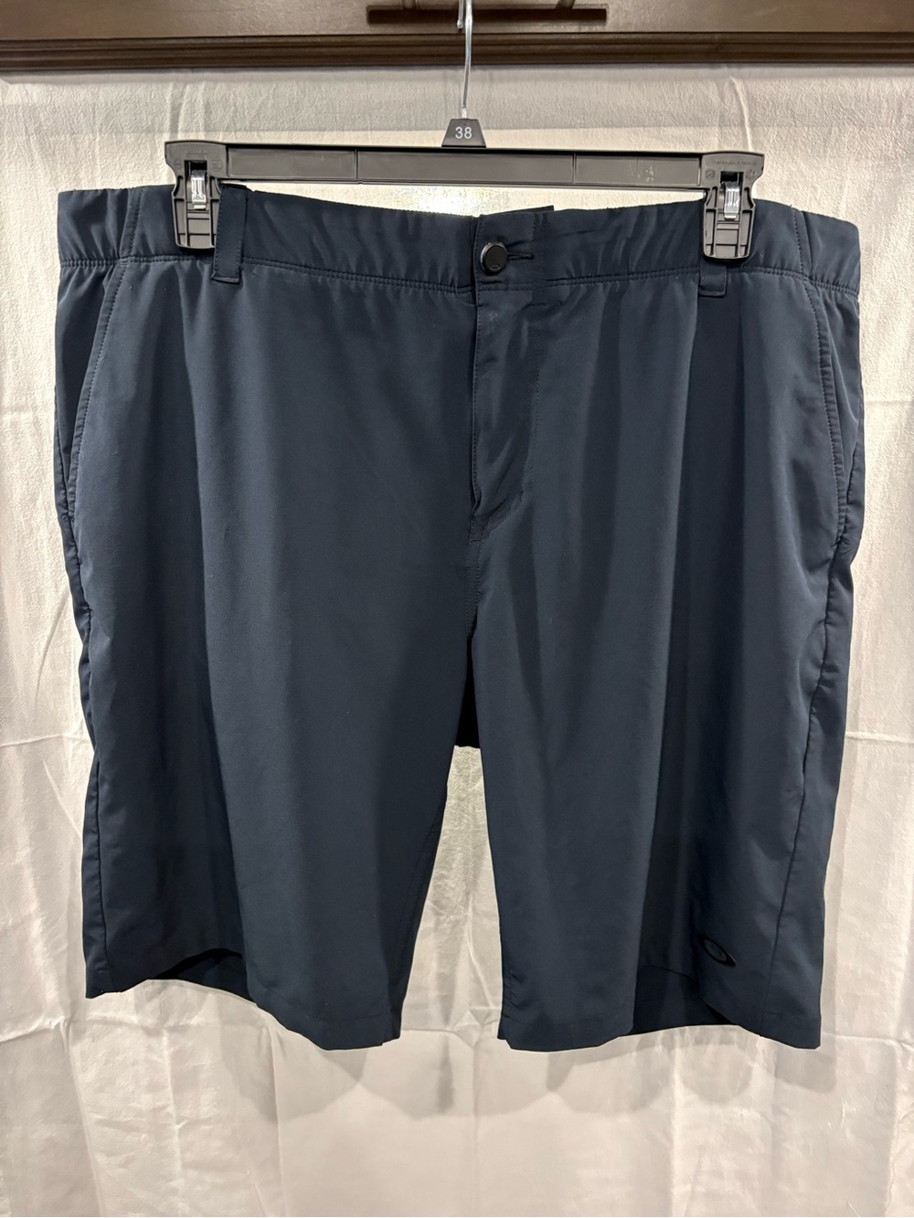 Oakley Men's Athletic Shorts in Navy Blue